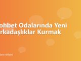 Sohbet Odalarında Yeni Arkadaşlıklar Kurmak